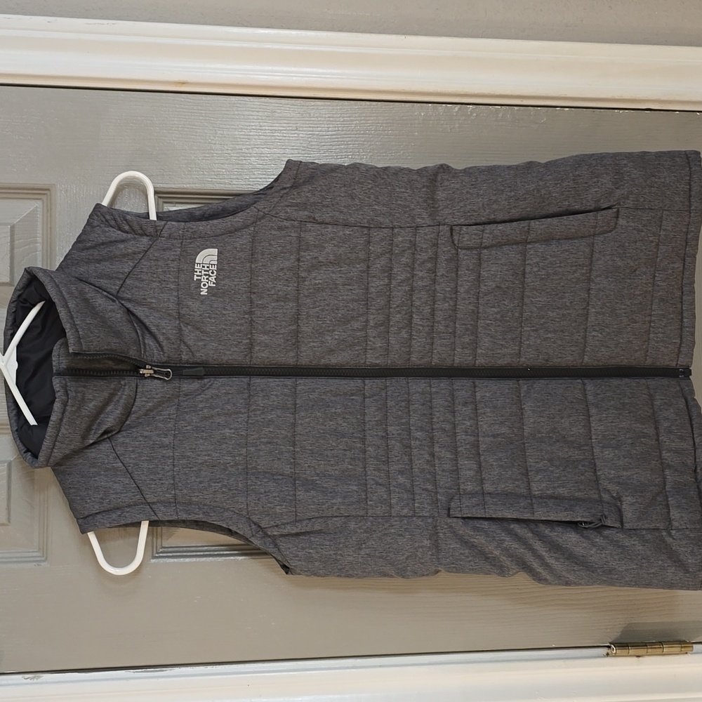 The North Face Charcoal Quilted Vest